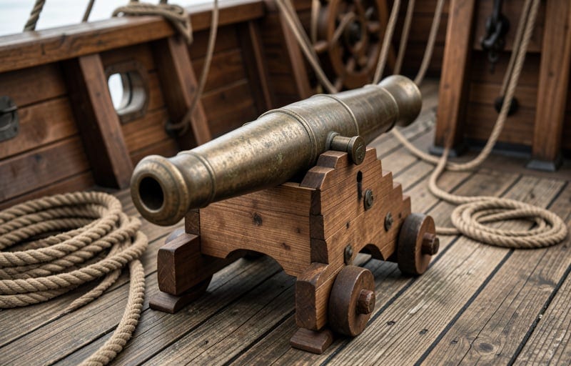 Du bronze à la fonte de fer : le métal des canons navals